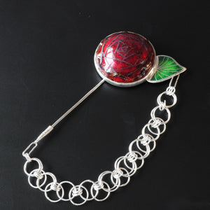 Fibule Bouton de Rose